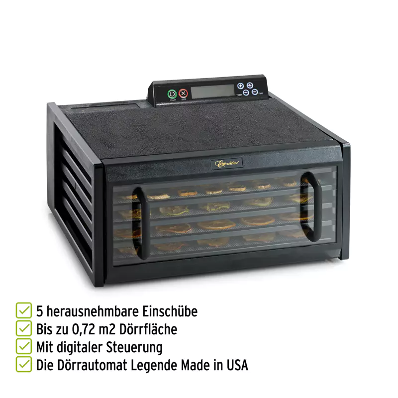 Excalibur Trockner Digital mit 5 Einschüben – Bild 2