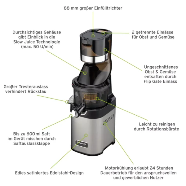 Kuvings Profi Slow Juicer CS600 – Bild 3